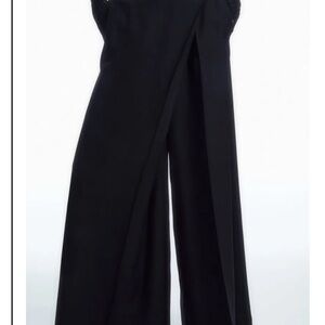 COS Wrap-Front Wide-Leg Wool Trousers